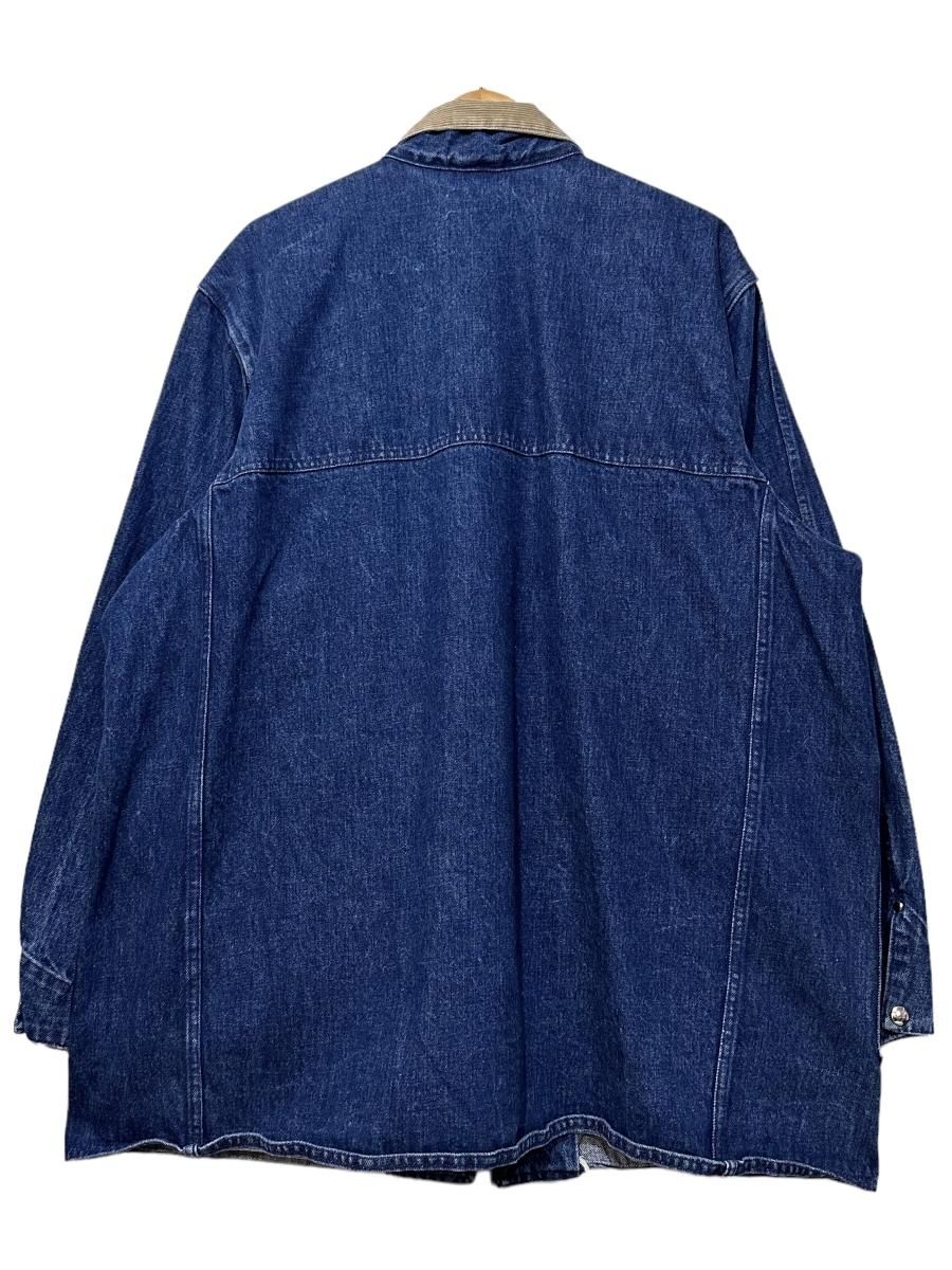 USA製 80s Polo Ralph Lauren Denim Fireman Jacket 紺 XL ポロラルフ