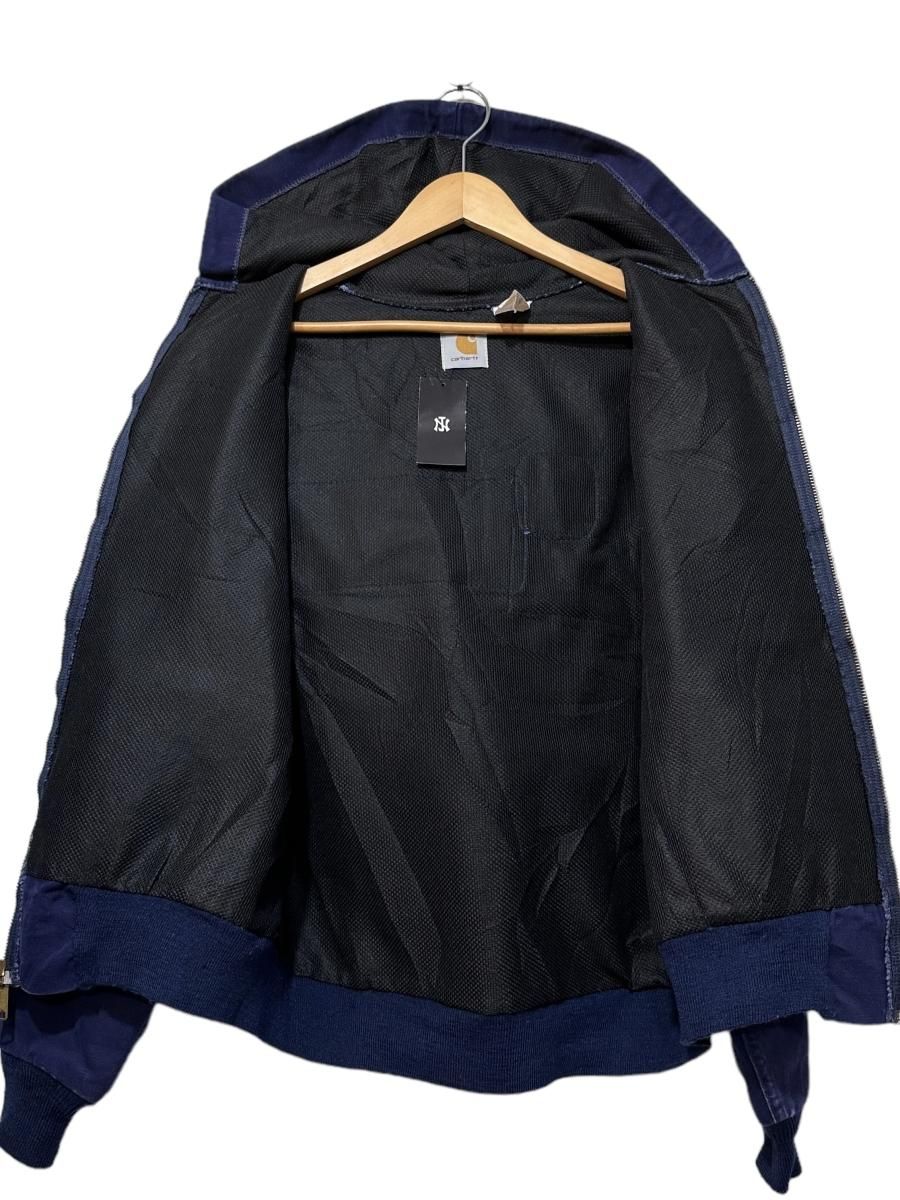 USA製 90s Carhartt Thermal Lined Active Jacket 紺 M カーハート