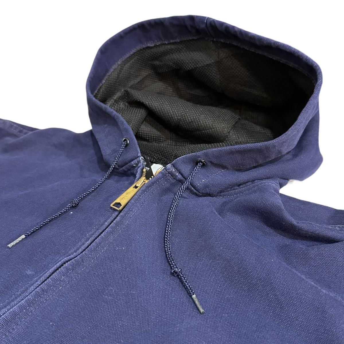 USA製 90s Carhartt Thermal Lined Active Jacket 紺 M カーハート