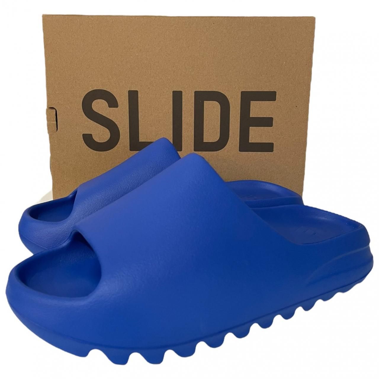 22年製 ADIDAS × Kanye West YEEZY Slide AZURE US9/26.5cm アディダス