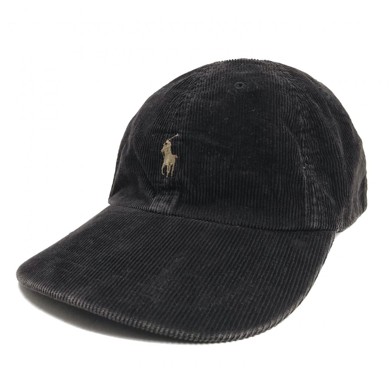 Polo Ralph Lauren Logo Corduroy 6 Panel Cap こげ茶 ポロ ラルフ