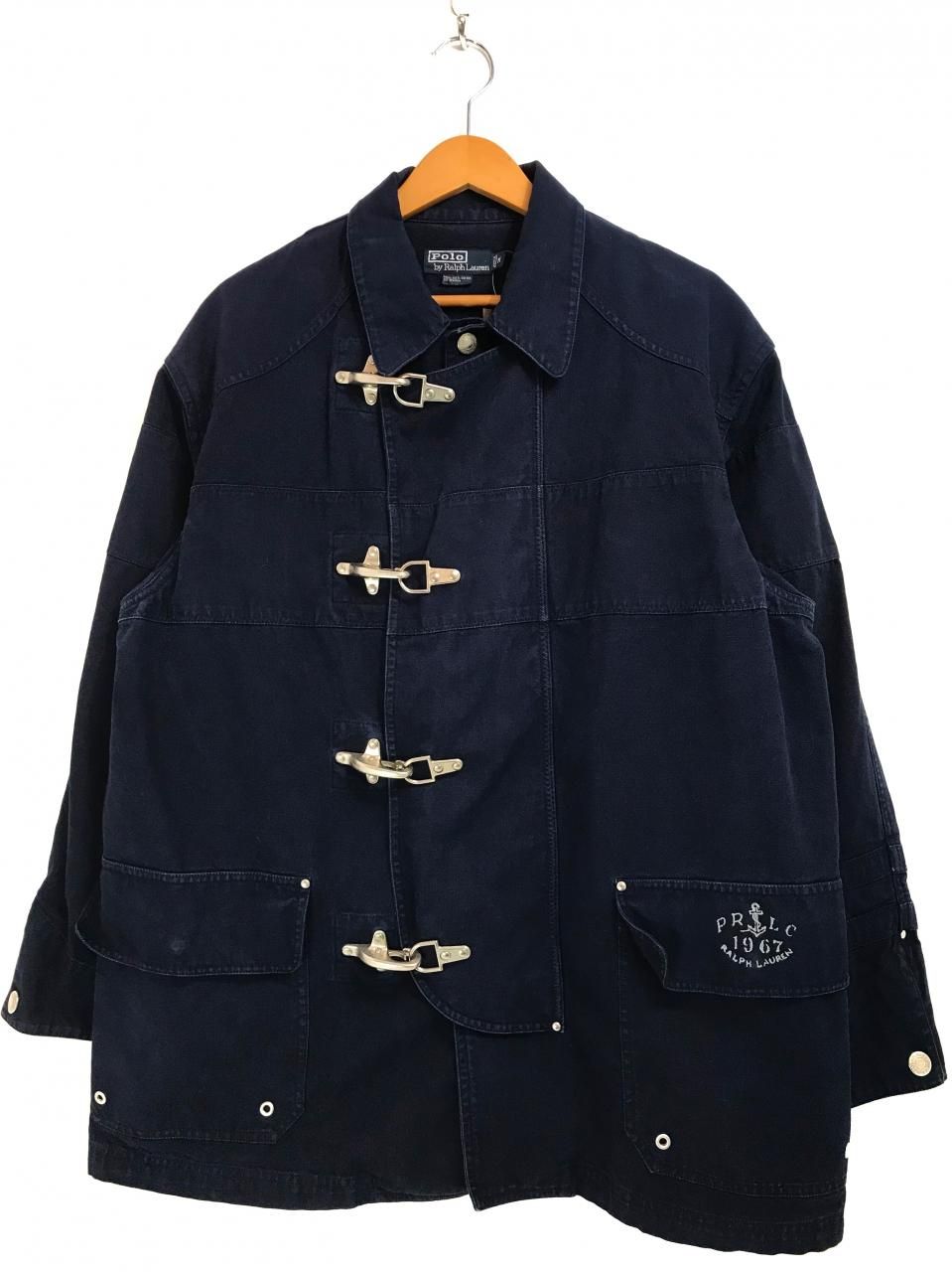 Polo Ralph Lauren Cotton Fireman Jacket 紺 M ポロ ラルフローレン