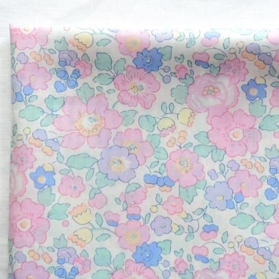 輸入リバティ ベッツィ ピンクラベンダー liberty tana lawn Betsy