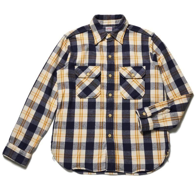WAREHOUSE & CO. / Lot 3104 FLANNEL SHIRTS B柄 ONE WASH