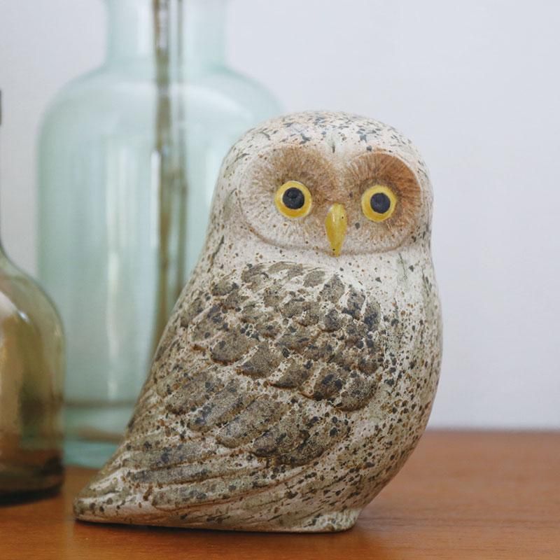 Lisa Larson Owl｜リサ・ラーソン フクロウ【北欧・置物・送料無料