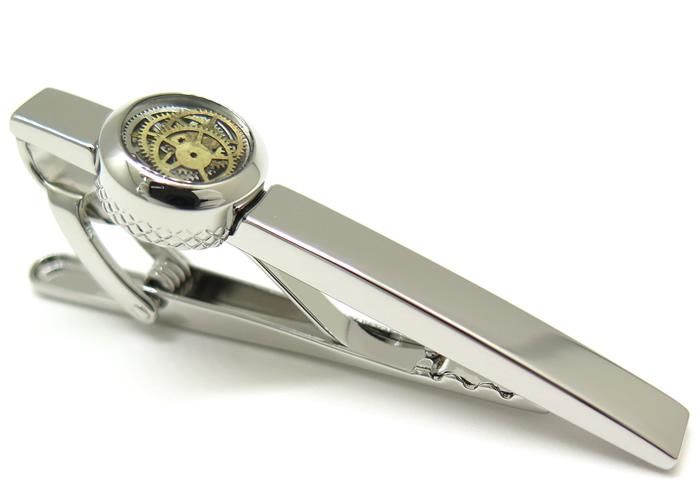 TATEOSSIAN（タテオシアン） ギアタイバー（ロジウムクリア)（ネクタイ