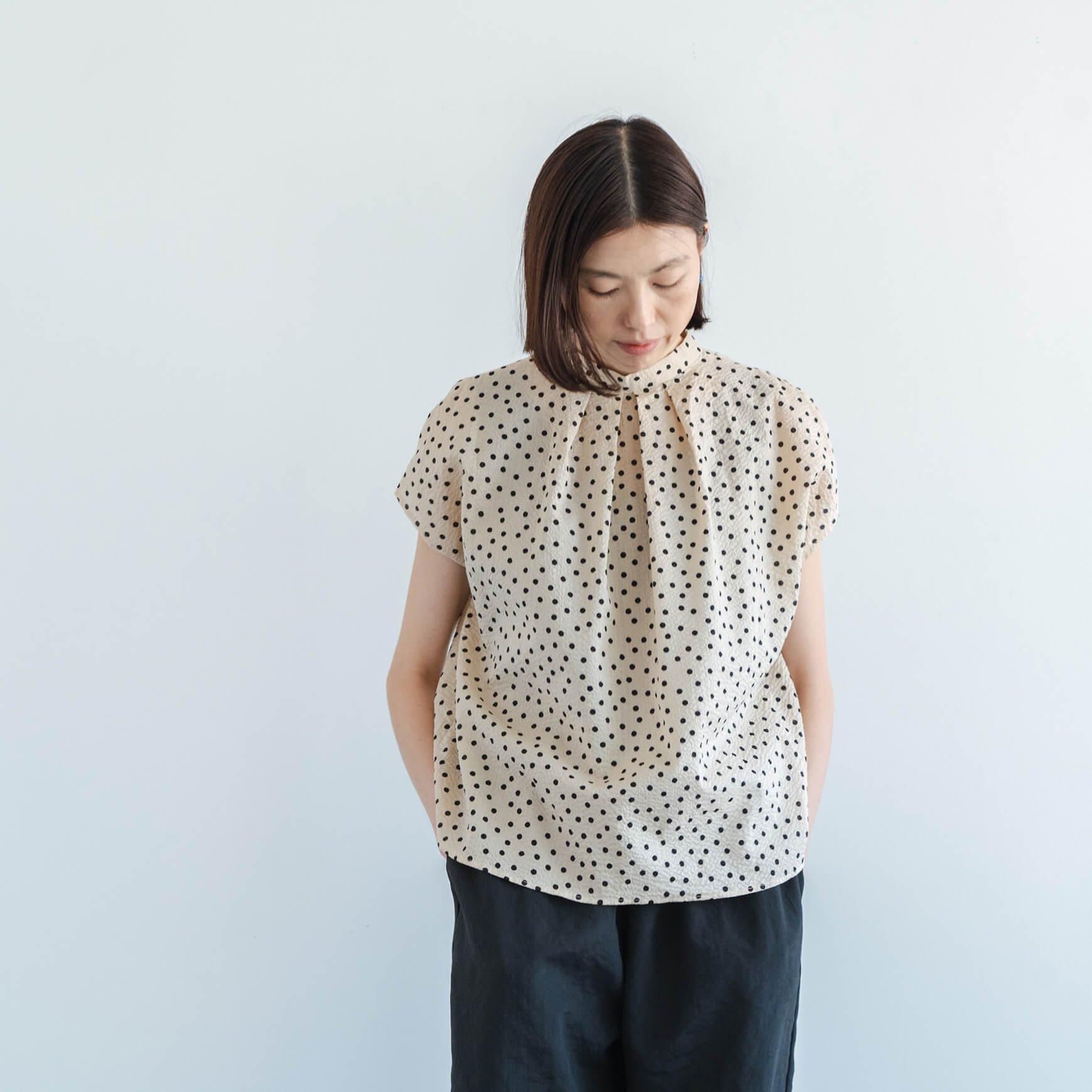 somewear clothing｜2way フレンチ水玉ブラウス - ファッション