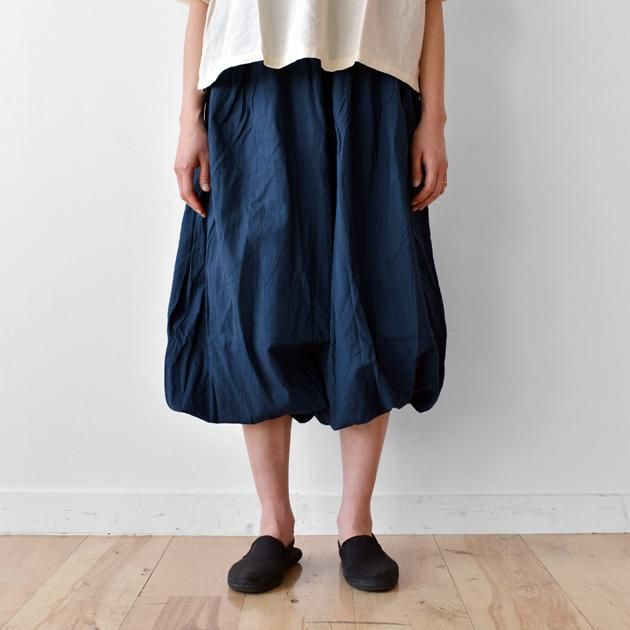 ヂェン先生の日常着｜バルーンパンツ ネイビー - ファッション