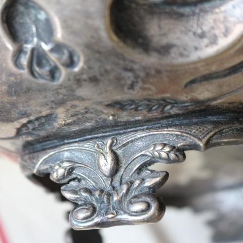 アールヌーボー 真鍮プレート フランスアンティーク