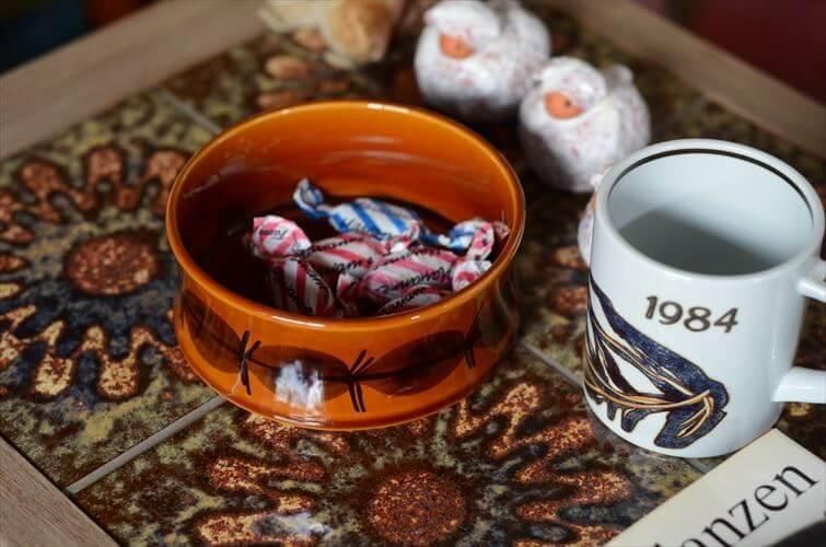 ドイツ製 STAFFEL 飴色ボウル ヴィンテージ陶器