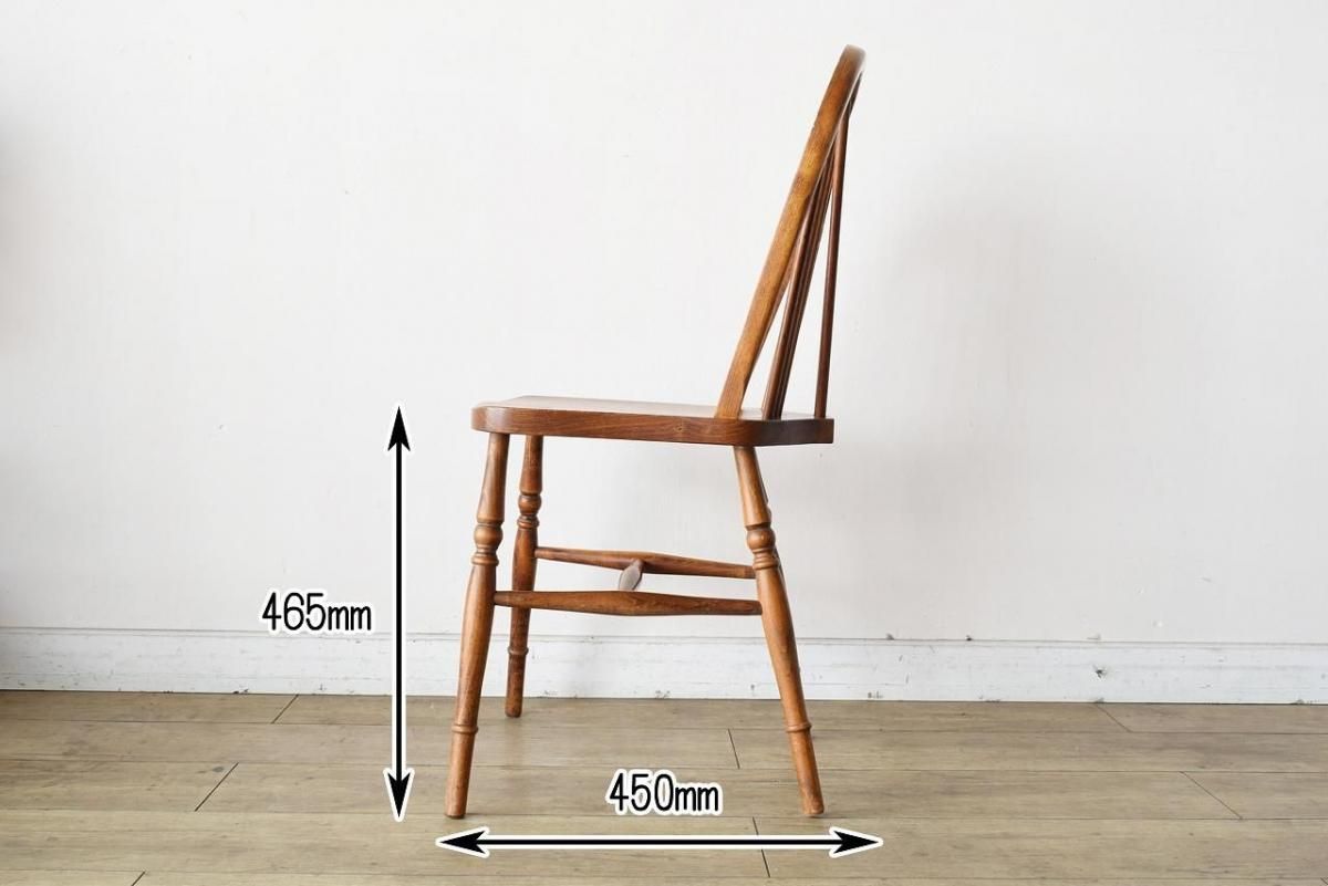 アンティーク ウィンザーチェア 4脚セット