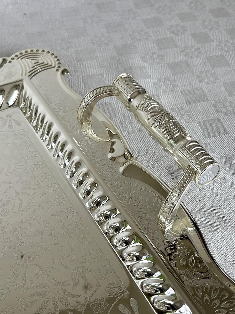 ヴィンテージ 大型トレー ハンドル付き