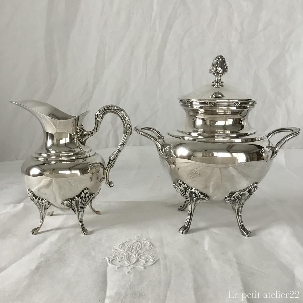 レア フランスアンティーク 蚤の市 ツバメの親子3点セット 錫