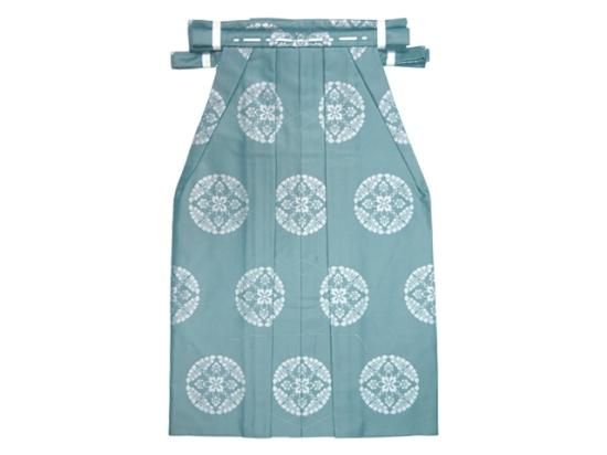 差袴／切袴（大谷派用）化繊製 紫緯白八藤大紋 各種／お仏具・法衣袈裟