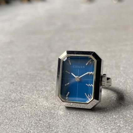 CITIZEN RING WATCH (シチズン リングウォッチ) カットガラス ドット