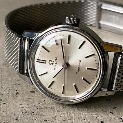 OMEGA（オメガ）GENEVE SSケース 3針 純正メッシュベルト - JeJe PIANO