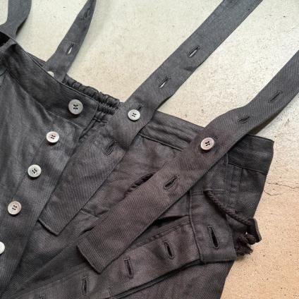 suzuki takayuki salopette（スズキタカユキ サロペット）Black/Unisex