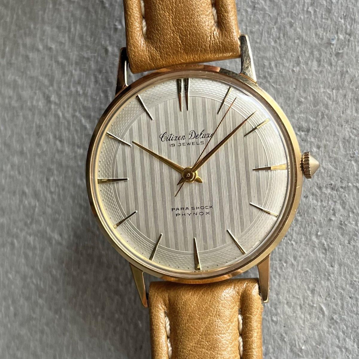 CITIZEN DELUXE（シチズン デラックス）変わり文字盤 ストライプ