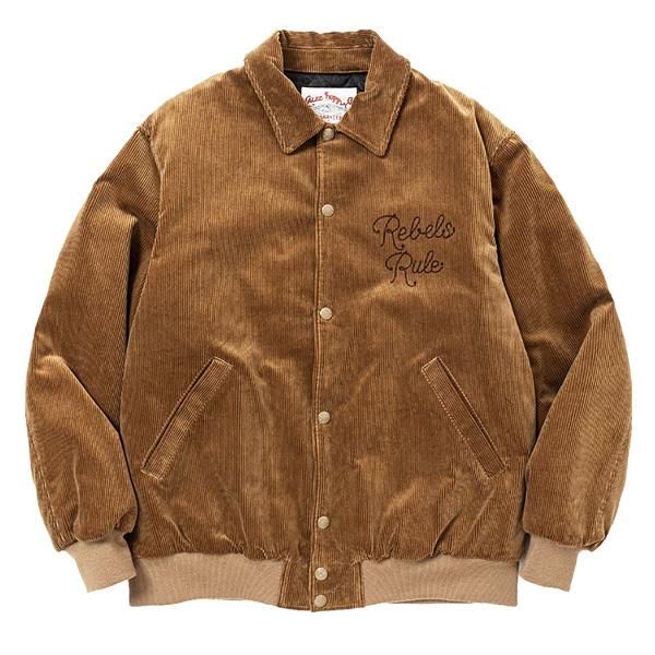 soldout! _ CL-23AW059 EMBROIDERY CORDUROY AWARD TYPE JACKET