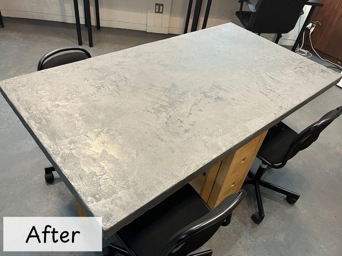 オーダー専用｜70cm角｜天板のみ｜オフホワイト｜薄塗りモルタル