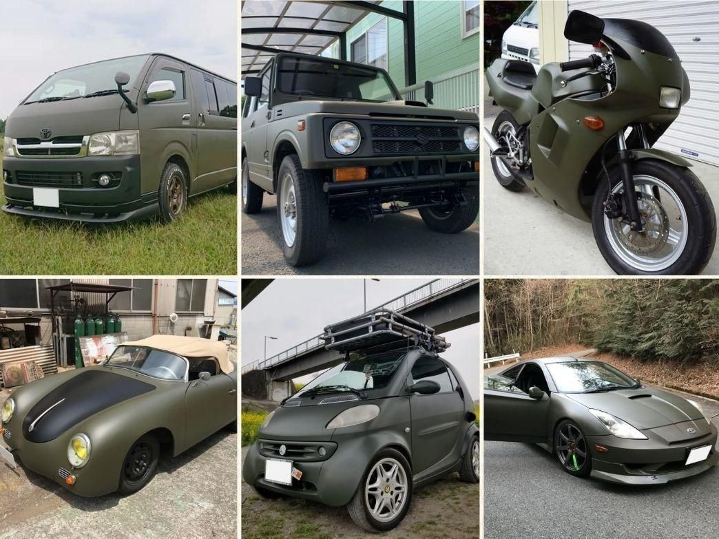 OD色 オリーブドラブ 27-30B 7.5Y3/1 自衛隊指定国防色 - 刷毛（ハケ