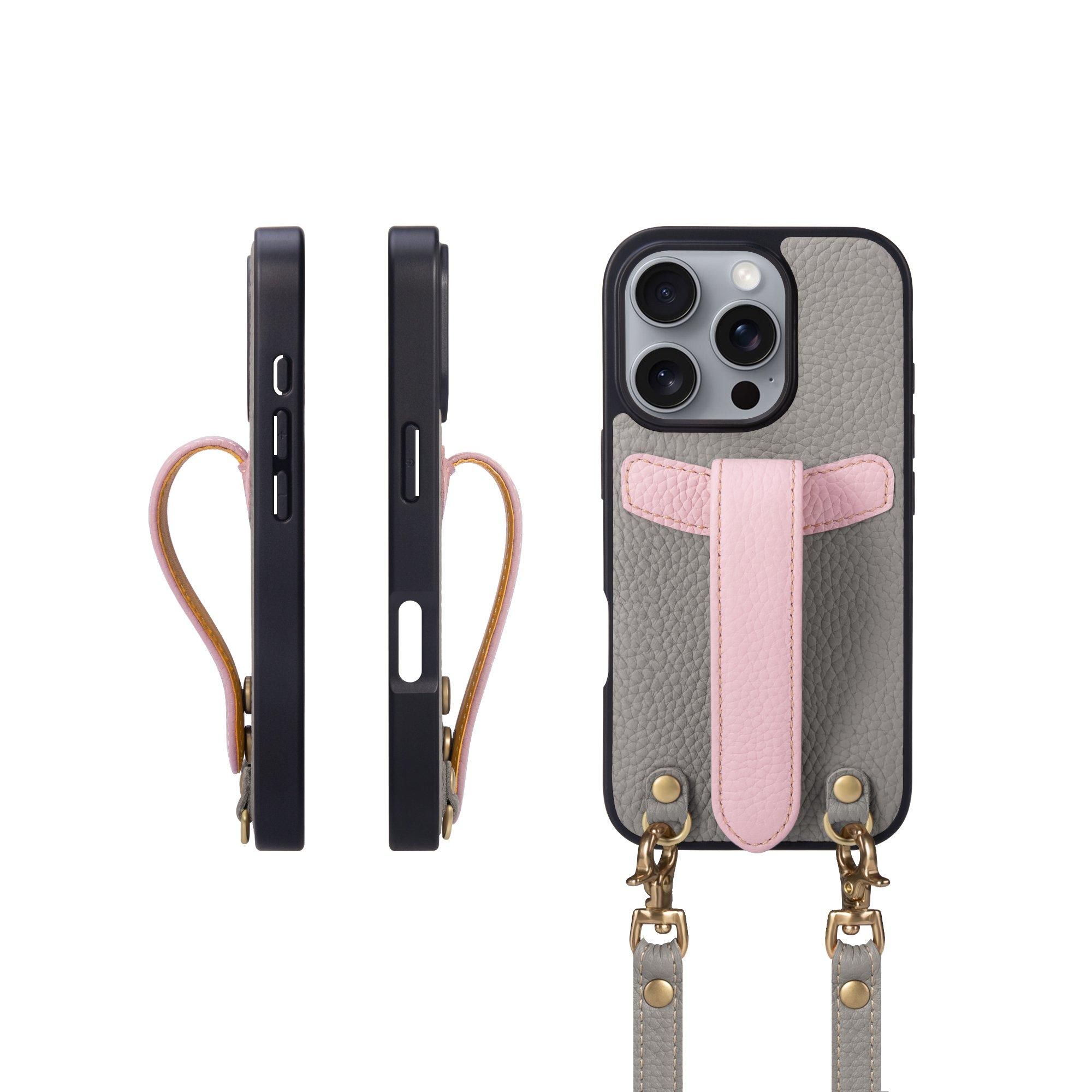 iPhone 16 Pro 本革ケース | 落下防止ストラップ - COPG