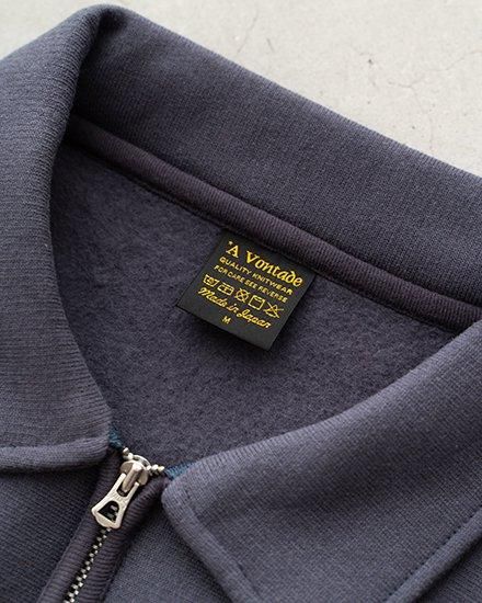 A VONTADE / ア ボンタージ】Half Zip Reverse Sweat Shirts