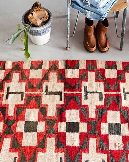 VINTAGE】Navajo Rug 