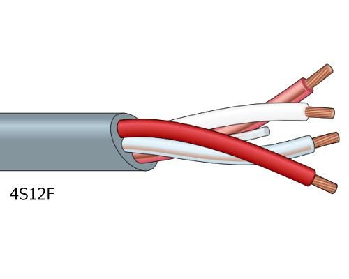 切り売り～ CANARE（カナレ）スピーカーケーブル 4S12F 1m（灰