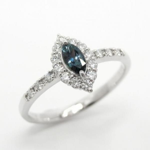 ロシア産アレキサンドライト ダイヤモンドリング AX 0.18ct 0.18ct