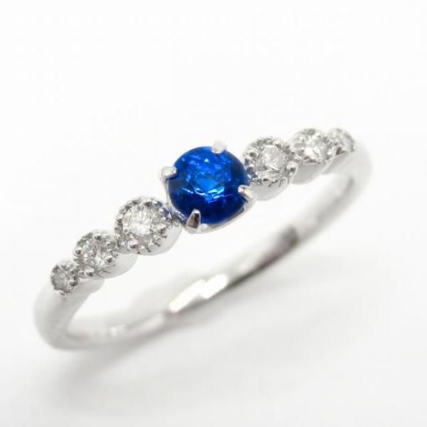 アウイナイト ダイヤモンドリング HA 0.141ct D 0.08ct Pt950 日独宝石