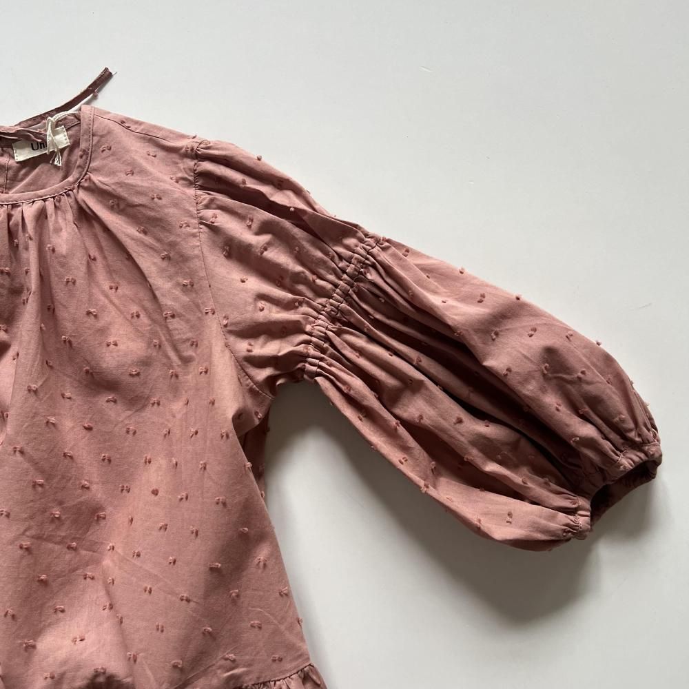 dot mini dress - pink - the LITTLE STANDARD