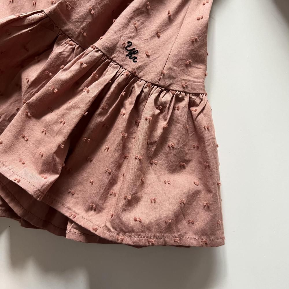 dot mini dress - pink - the LITTLE STANDARD