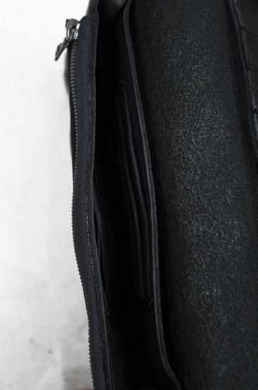 BACKLASH（バックラッシュ） ダブルショルダーレザー製品染めロング