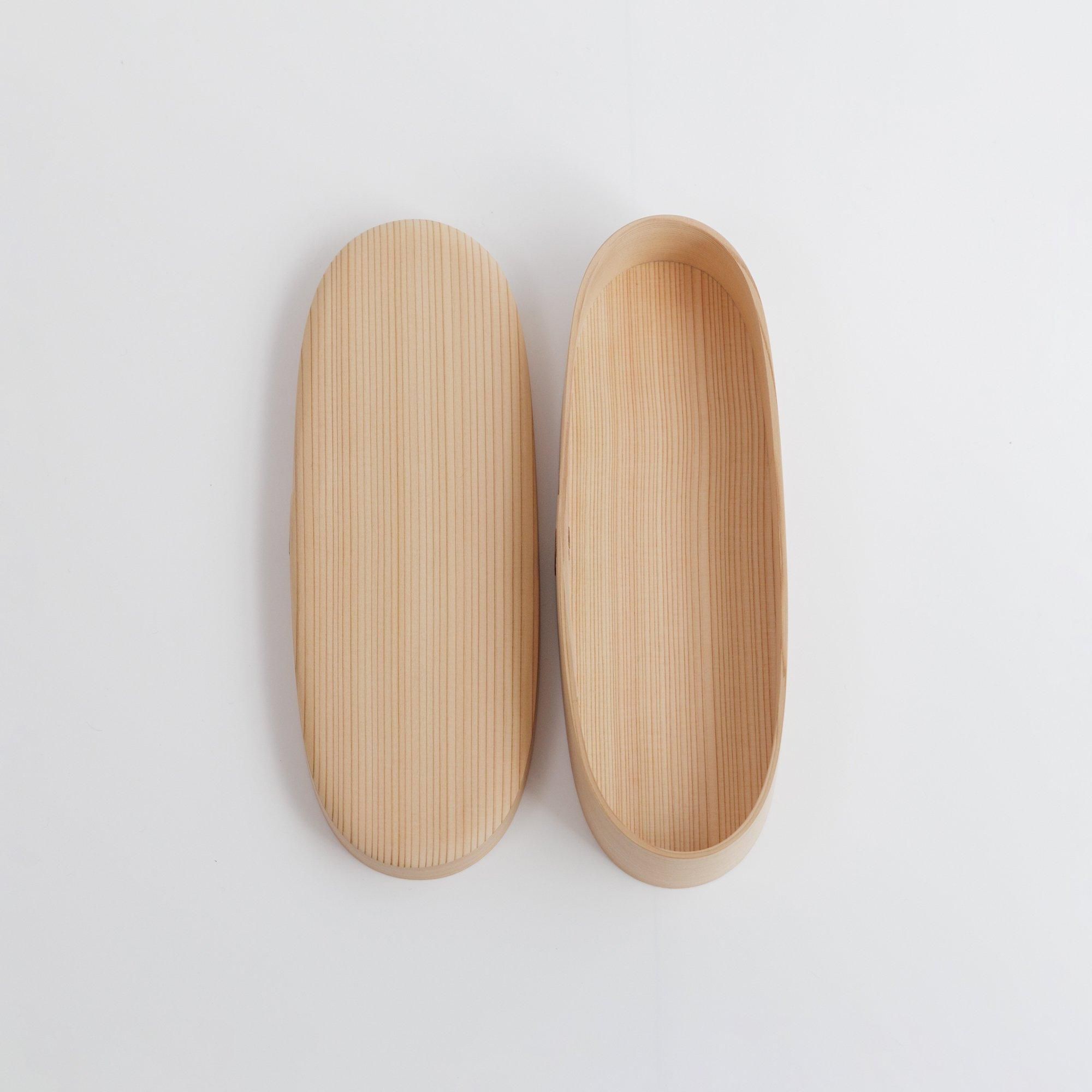 柴田慶信商店 曲げわっぱ 長手弁当箱 (小・中・大)《3/7(土)11時より