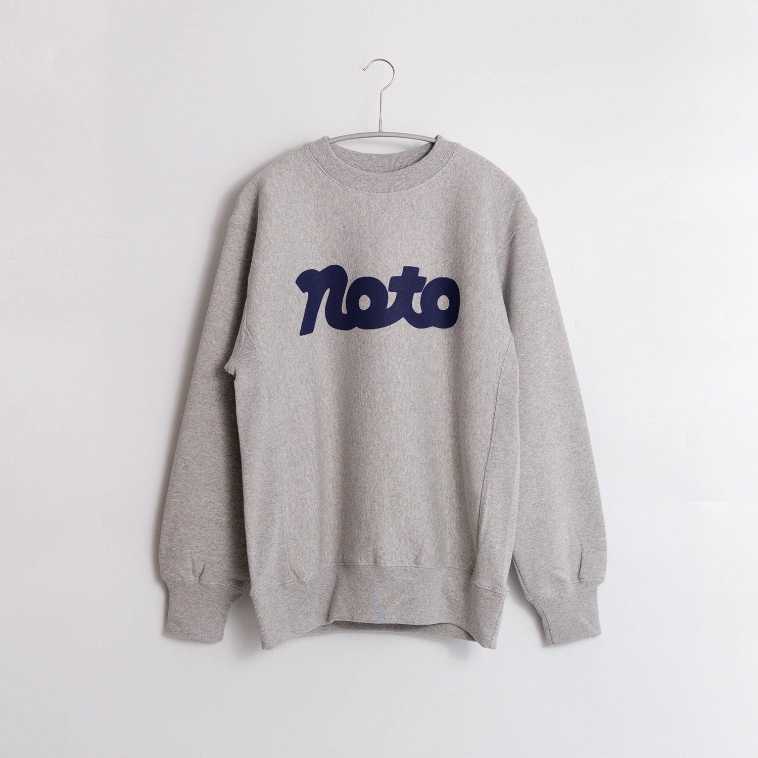 6JUMBOPINS notoトレーナー (グレー×ネイビー)【受注製作品・3月末