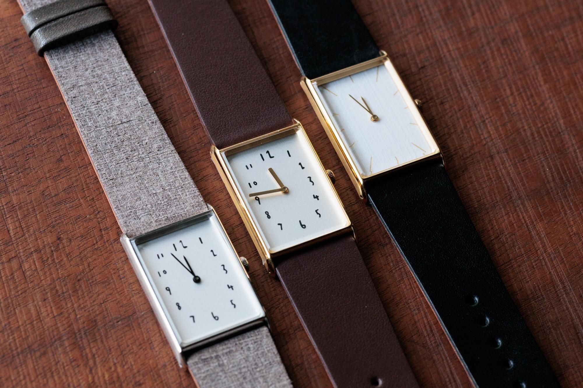 C-Brain クルチュアン 腕時計 スクエアタイプ (マットシルバー