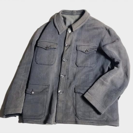 40's FRENCH PIQUE HUNTING JKT, THE FIFTH STREET MARKET