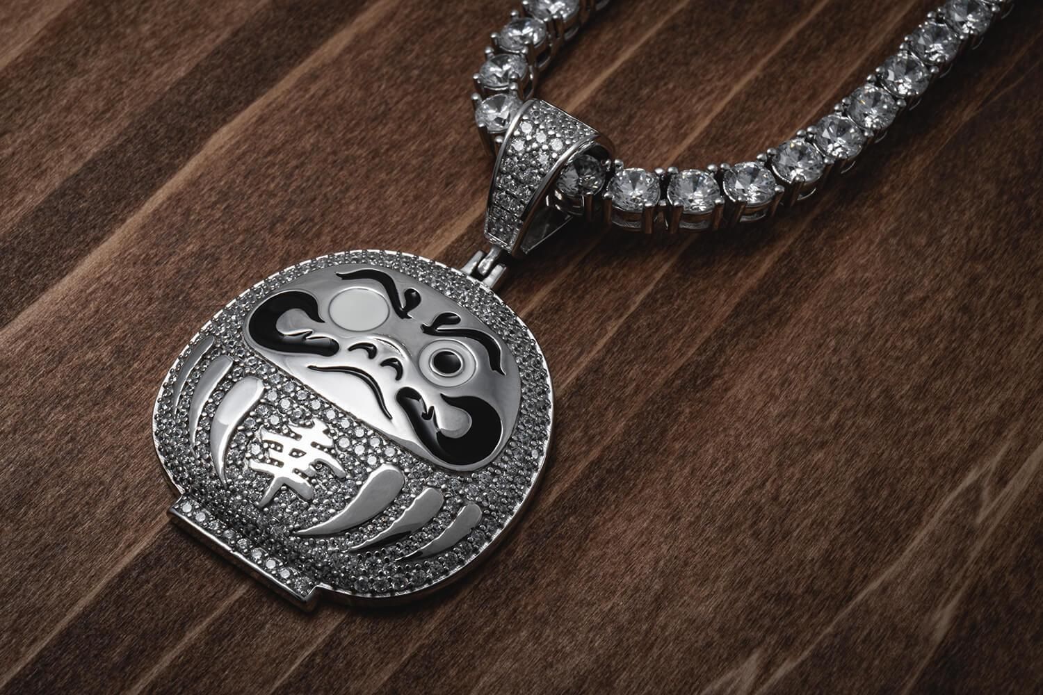 シルバー ネックレス&ペンダント 50cm ACPJ-011-RV/AHNL-D001-4MM