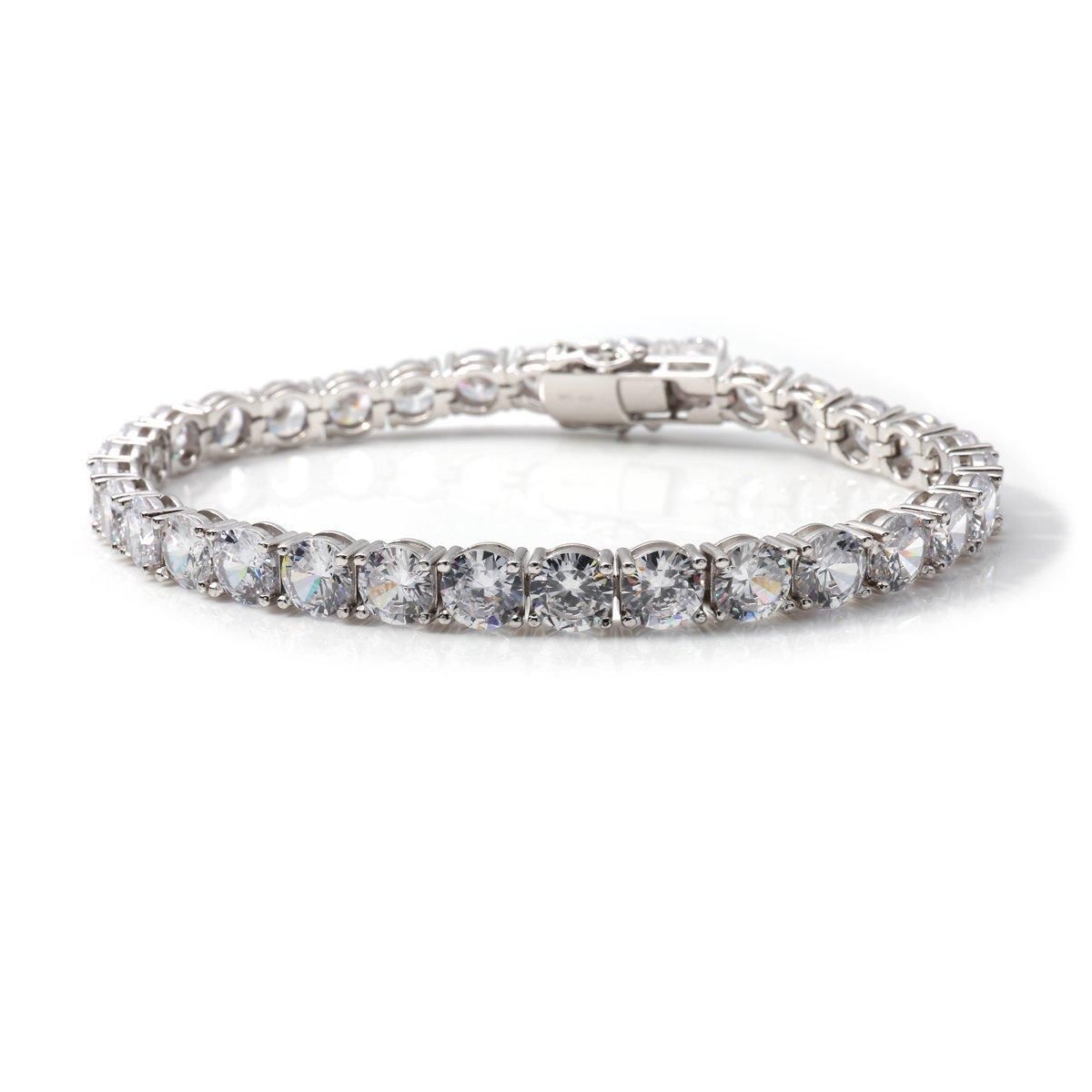 シルバー テニスブレスレット 幅6mm 20cm - AVALANCHE OFFICIAL STORE