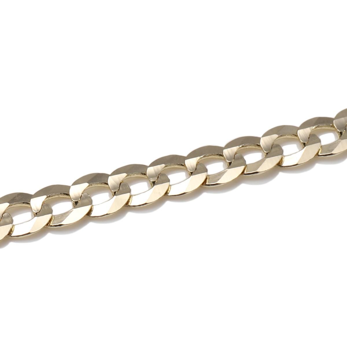 10K イエローゴールド キューバンネックレス 幅3.5mm 45cm-60cm