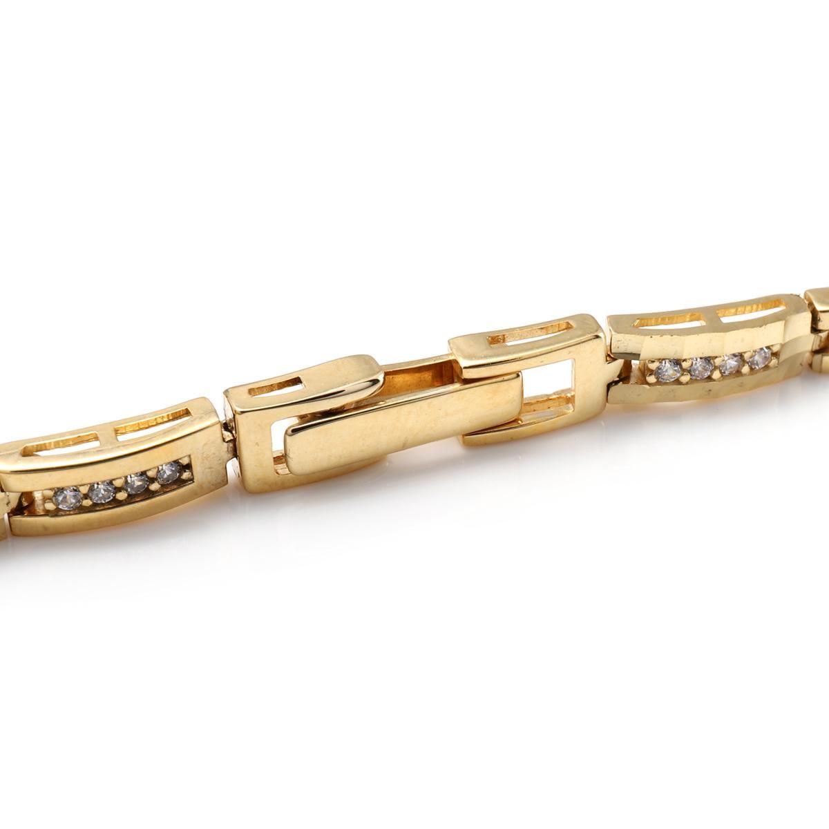 10K イエローゴールド ブレスレット 幅3.5mm 18cm ALCC99 - AVALANCHE