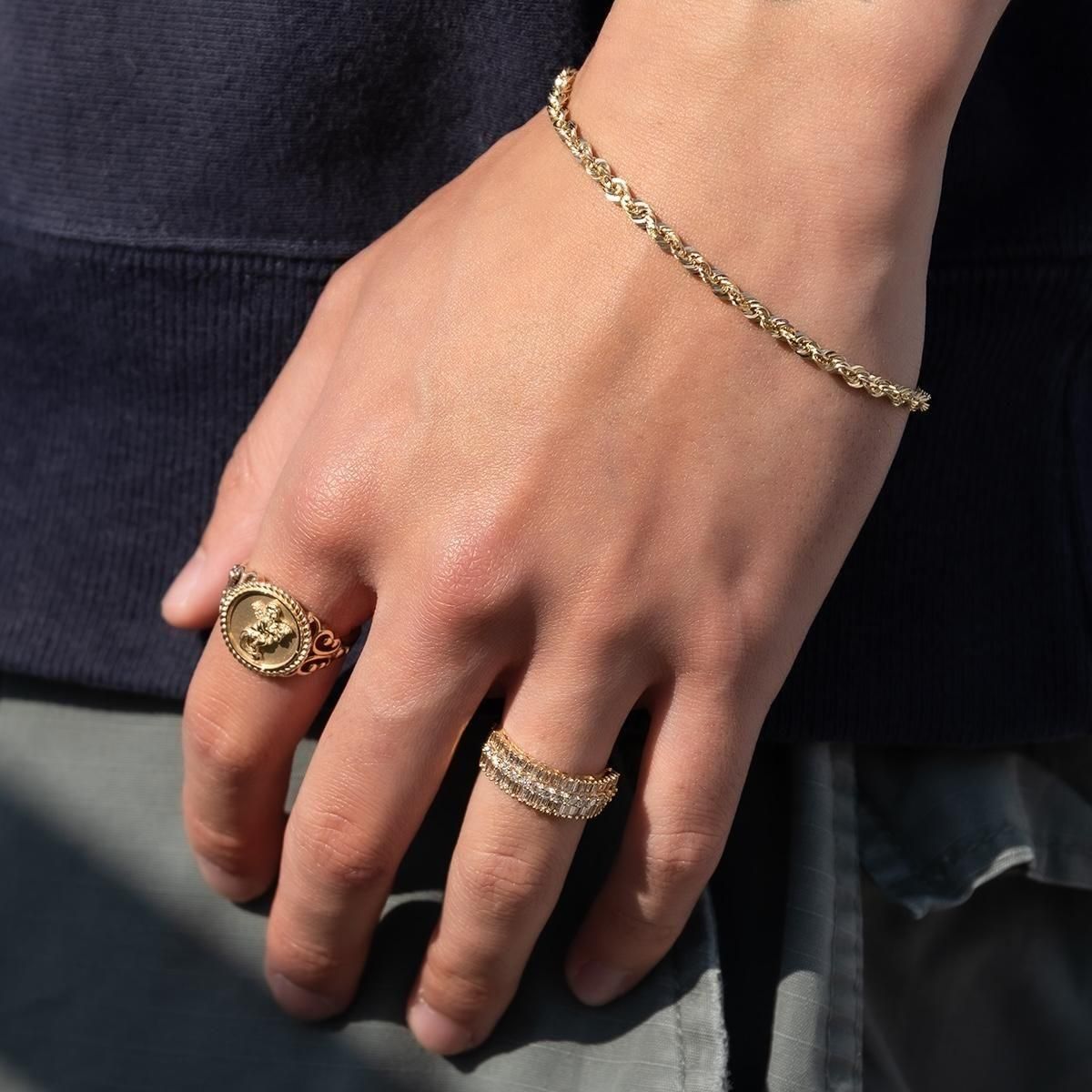 ダイヤモンド 18K イエローゴールド リング 12号 AR-V6100-Y