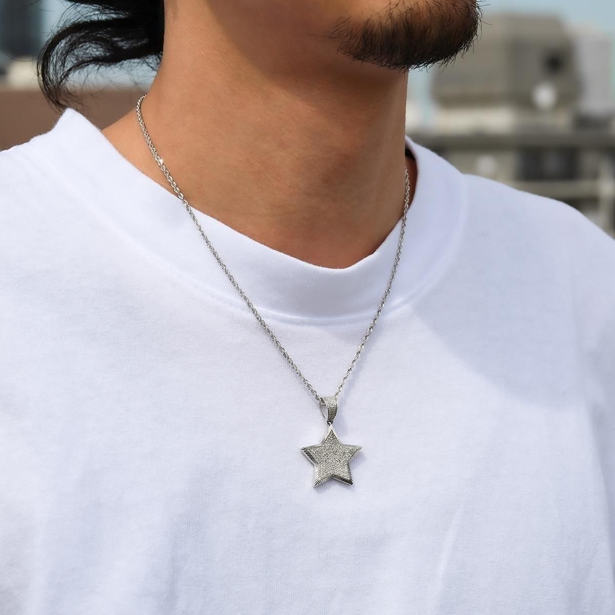 ダイヤモンド 10K ホワイトゴールド ペンダント ADPDV3938 - AVALANCHE