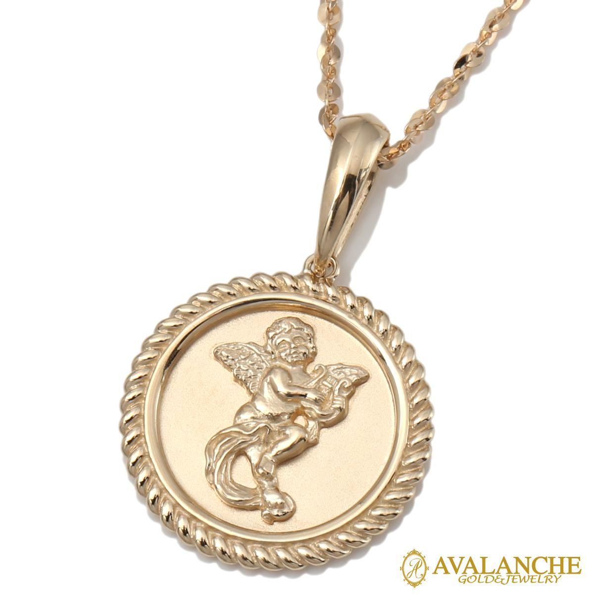 10K イエローゴールド ネックレス&ペンダント 45cm-50cm 3-10347-06