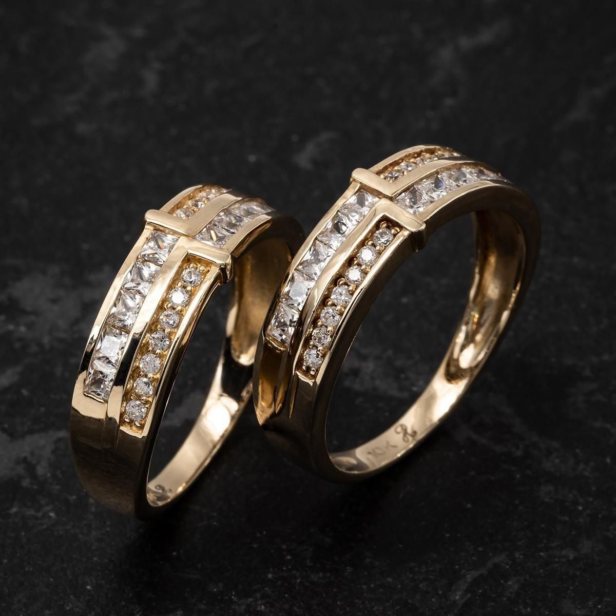 10K イエローゴールド リング 7号-25号 1-9373-01 - AVALANCHE