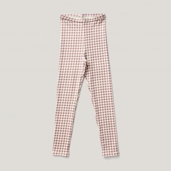 SOOR PLOOM Stretch Legging, Gingham Print, Cherry - LILY SOURIRE