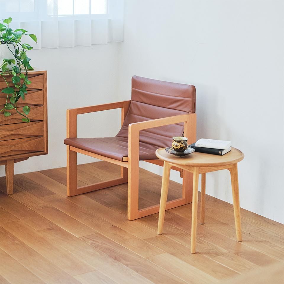 吉村順三・たためる椅子（レザー）｜低座の椅子と暮らしの道具店