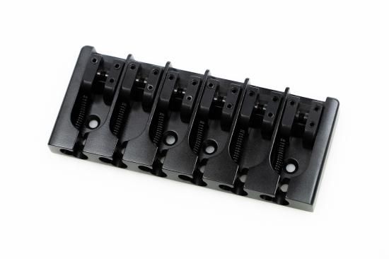 new】HIPSHOT / Bass Bridge A style Black 18mm 6 Strings Aluminum