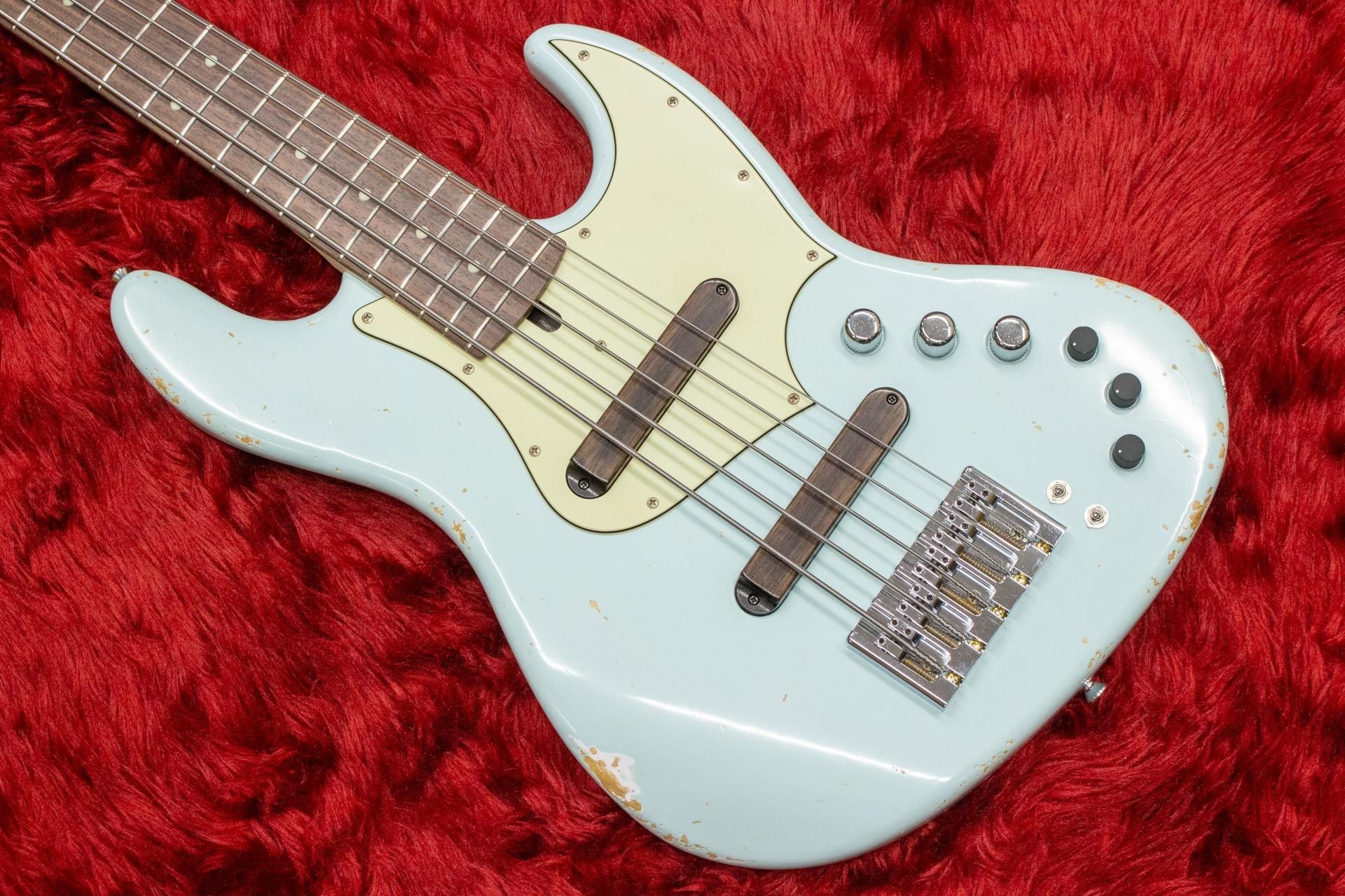 new】Xotic Bass / XJ-1T/5st Sonic Blue M-Aged/Ash/R #J-2929 4.49kg